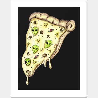 Alien Fresh Pizza ~ It's out of this world! Posters and Art